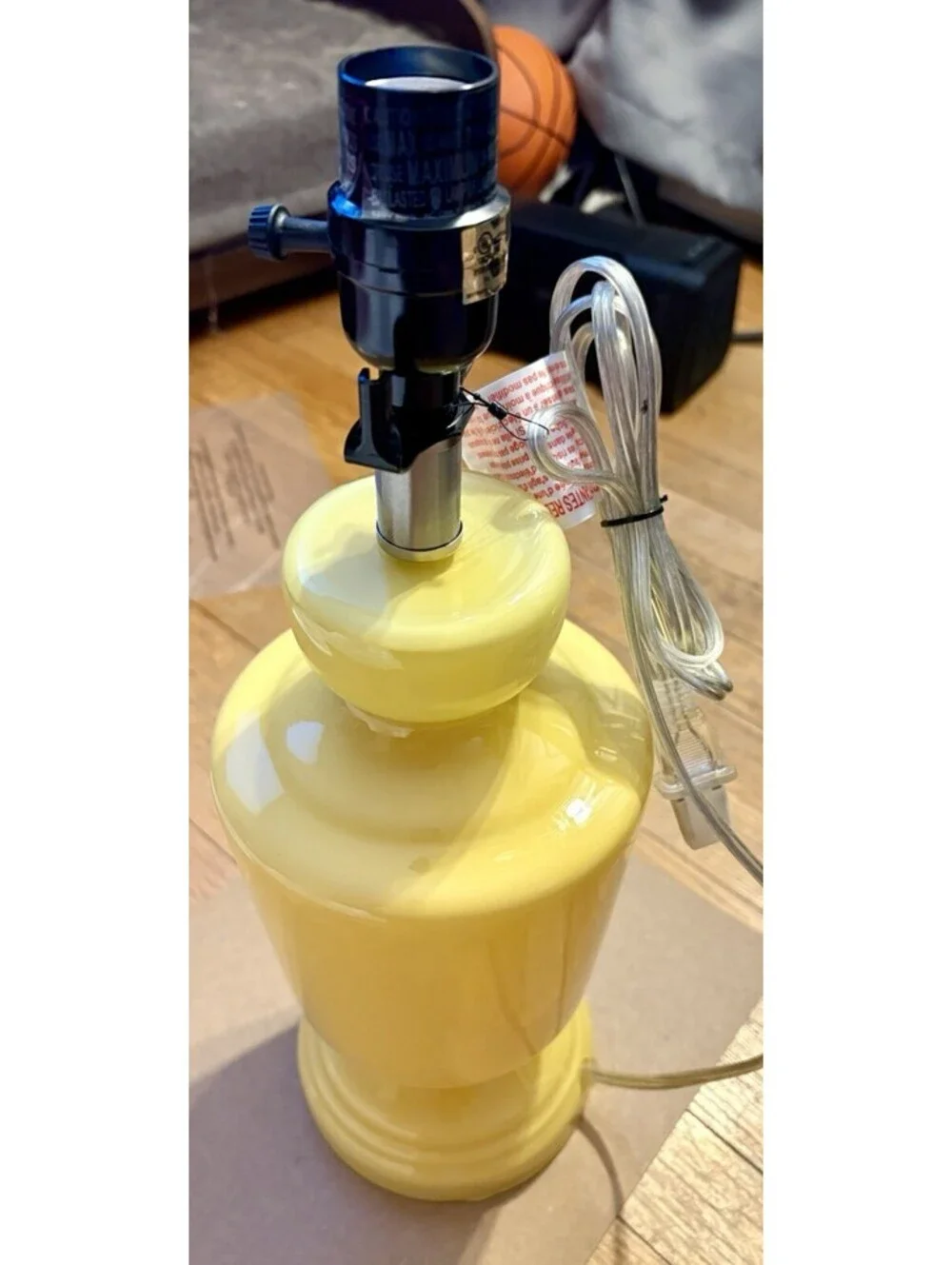 Pair Of  Jinya Jindian 2015 Yellow Glossy Lamps. New
